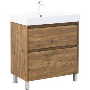 Тумба с раковиной Aquanet Nova Lite 2.0 75 348196 Дуб рустикальный