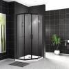 Душевой уголок BelBagno UNO-195-P-2-90-C-NERO черный фото 2