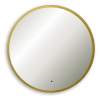 Зеркало с подсветкой Art&Max Sanremo AM-San-1000-DS-F-Gold фото 6