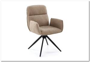 Стул кухонный Halmar K574 V-CH-K/574-KR-C.BEZOWY темно-бежевый/черный