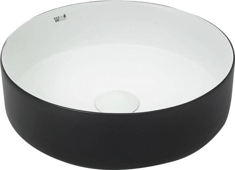 Раковина Weltwasser WW Elbach M3134 BW черная белая