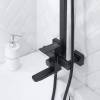Душевая стойка РМС SUS125BL-009DK черная фото 5