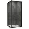 Душевой уголок Abber Schwarzer Diamant AG0A090B профиль черный, стекло прозрачное, 90x90x195