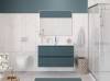 Тумба с раковиной BelBagno UNO 100 подвесная, Голубой Матовый фото 5