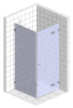 Душевой уголок Radaway Almatea KDJ 100x90 прозрачное стекло R фото 5