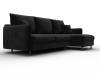 Диван угловой Лига Диванов Лига-064 134774 Черный фото 3