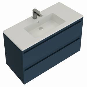 Тумба с раковиной Allen Brau Eclipse 2.0 1.E1002.BGM 2.0 синий матовый, 81x63.4