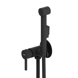 Гигиенический душ со смесителем Dorff Logic D3075000BL, встроенный, цвет черный