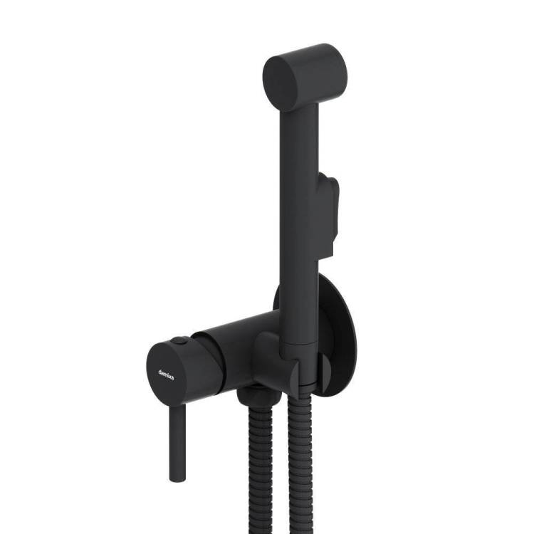 Гигиенический душ со смесителем Dorff Logic D3075000BL, встроенный, цвет черный