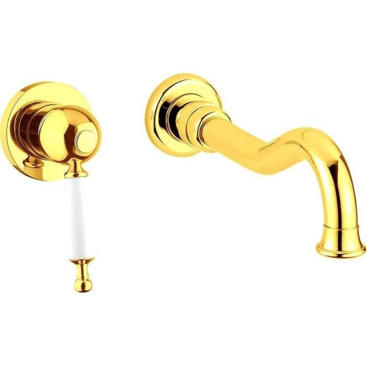 Смеситель для раковины Migliore Oxford 19171 с внутренней частью, золотой