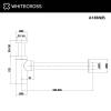 Сифон для раковины WHITECROSS A186NIB никель брашированный фото 2
