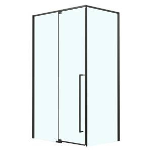 Душевой уголок Azario Male AZ-J50-12080-MB-CL профиль черный матовый, стекло прозрачное, 100x80x195
