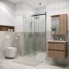 Душевая дверь в нишу Grossman Classic 100.K33.04.140.10.00 профиль хром, стекло прозрачное, 140x195 фото 3