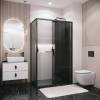 Душевой уголок Grossman Style 120.K33.05.1210.21.10 профиль черный матовый, стекло тонированное, 120x100x195 фото 4