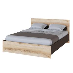 Кровать ТЭКС Плейона 00-00142937 160x200, с настилом, венге, дуб делано