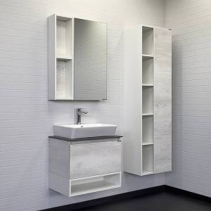 Мебель для ванной Comforty Прага-60 дуб белый