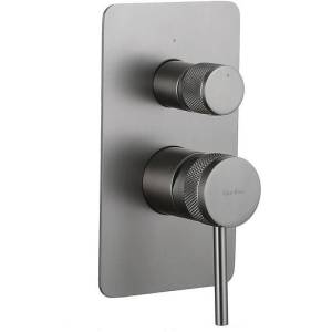 Смеситель для душа Allen Brau Priority 5.31011-MG X2 встраиваемый, брашированный графит