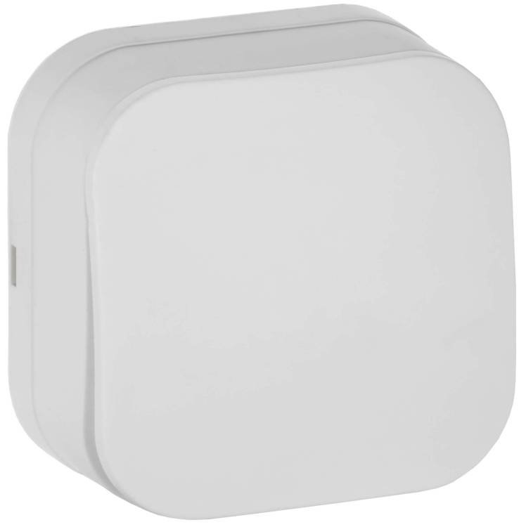 Выключатель 1-клавишный IEK Glory EVH10-K01M-10 белый матовый