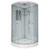 Душевая кабина Niagara Luxe NG-7701M 900x900х2100  низкий поддон 15см стенки МРАМОР 3 места