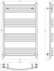 Полотенцесушитель водяной Сунержа Аркус 00-0251-1060 100x60 фото 3
