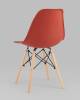Набор из 4 стульев Stool Group Eames Y801-V SEAT terracotta X4 терракотовый фото 6