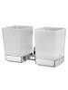 Два стакана Wonzon & Woghand WW-6628 с держателем, хром