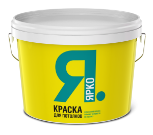 Краска для потолков Ярославские краски Ярко матовая белая 28 кг