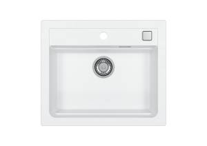 Мойка кухонная Alveus Granital Atrox 30 1131991 Arctic - G11 с сифоном, 59x50
