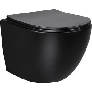 Унитаз подвесной Vincea Globo VT1-14SMB черный
