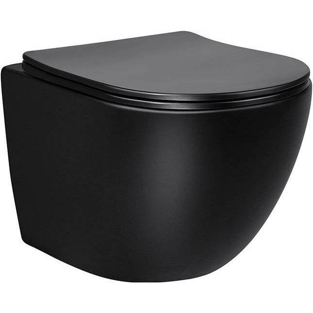 Унитаз подвесной Vincea Globo VT1-14SMB черный