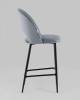 Стул барный Stool Group Меган AV 415-H14-08(PP) велюр серый фото 2