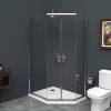 Душевой уголок BelBagno Uno 195 PH-2-100/80-C-Cr фото 2
