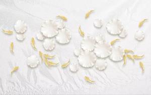 3D Фотообои Artegrafico «Золотые карпы» FANT-014 канвас