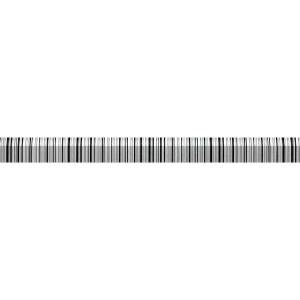 Бордюр Kerama Marazzi Карандаш PTA005 Полоски черный 29.8x2.5