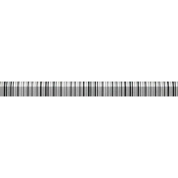 Бордюр Kerama Marazzi Карандаш PTA005 Полоски черный 29.8x2.5