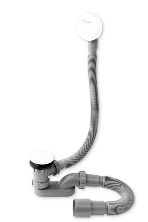 Слив-перелив Delice Elite DLR000018 белый глянцевый