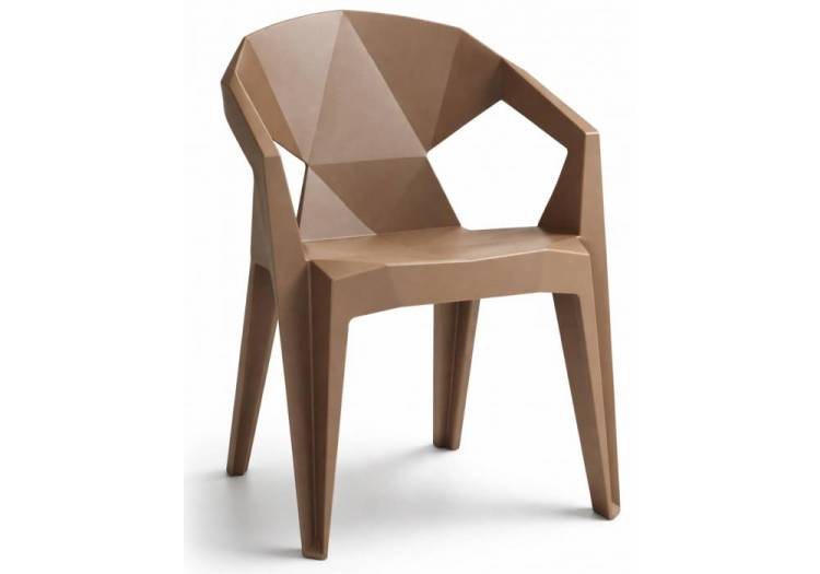 Пластиковый стул Woodville Гекса 686708 капучино