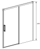 Шторка на ванну Radaway Idea Black PN DWJ 170 R фото 6