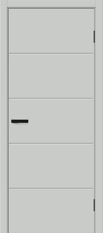 Межкомнатная дверь Bravo Граффити-2.Д.П полотно Grey Silk 900x2000