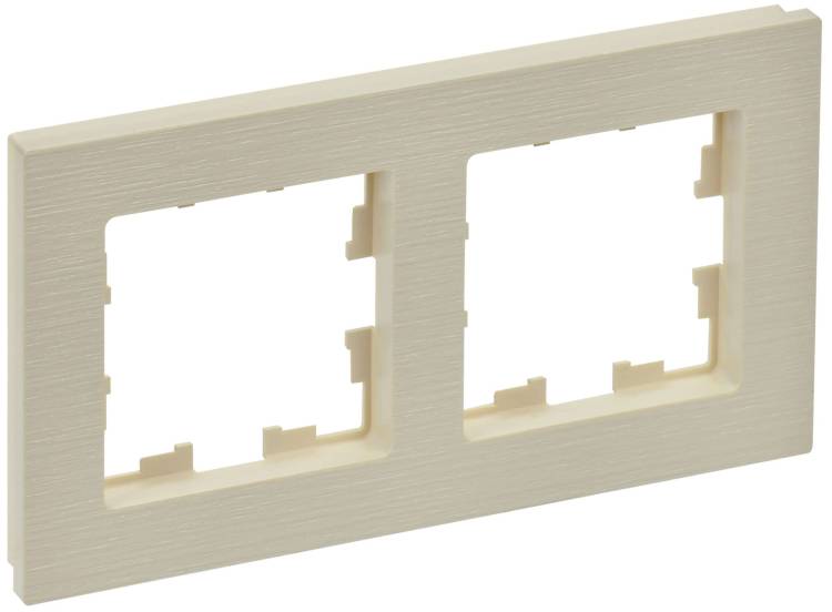 Рамка 2-постовая IEK Brite BR-M22-51-K10 бежевый