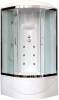Душевая кабина Royal Bath RB 100BK3-WT-CH с высоким поддоном, с сиденьем
