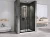 Душевая дверь Abber Sonnenstrand AG07120B 120x195, профиль Черный фото 3