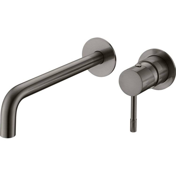 Смеситель для раковины Boheme Uno 465-GM Gun Metall с внутренней частью