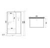 Душевая кабина Niagara Standart ST100/80/15Q/BK профиль белый, стекло прозрачное, 100x80x200 фото 11