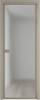 Межкомнатная дверь Profil Doors 1 AX цвет профиля Никель матовый, стекло безопасное 6 мм матовое 700x2000