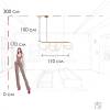 Подвесной светильник Loft IT Thread 10388P/A Brass фото 5