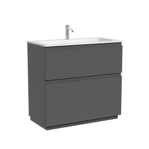 Тумба под раковину Sancos Folk Floor FL90FGS напольная, 89x44.5x85, Grey soft