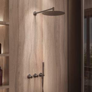 Душевой комплект Vincea Aura (Аура) VSFW-6AU1GM встраиваемый, 2 режима, вороненая сталь