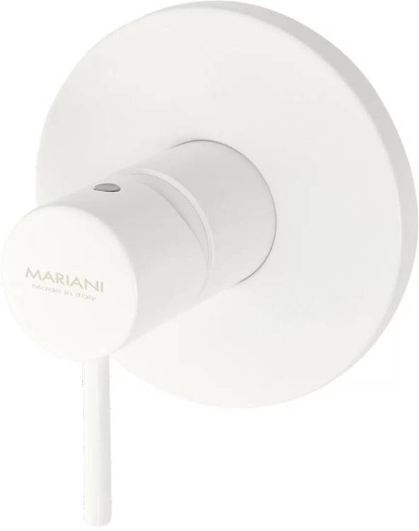 Смеситель для душа Mariani Next B37179NS белый матовый