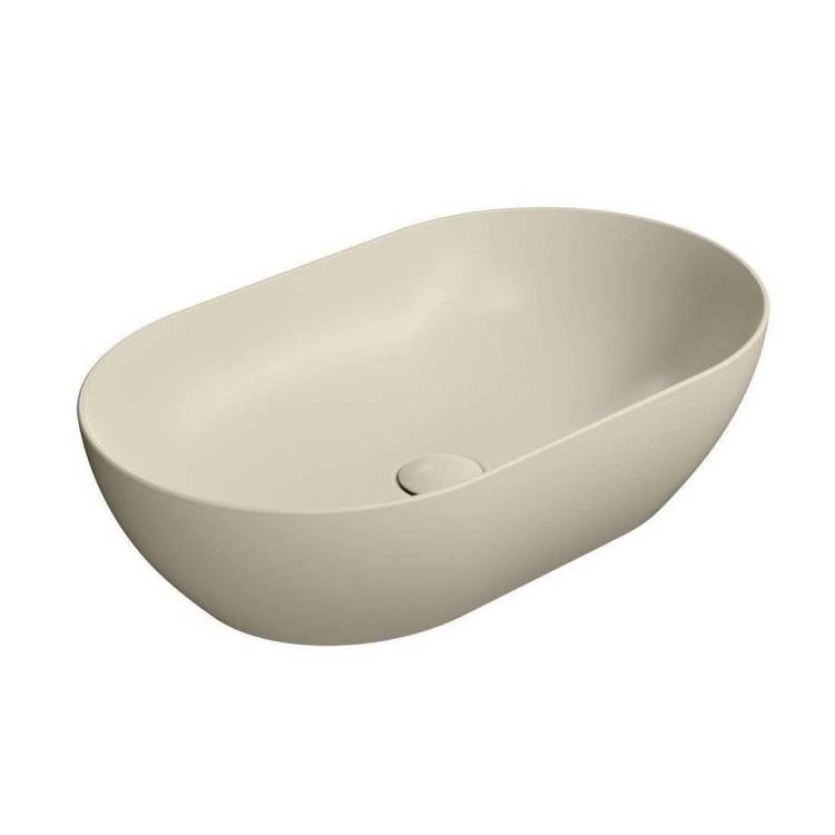 Раковина GSI Pura 883408 60 см, бежевая матовая